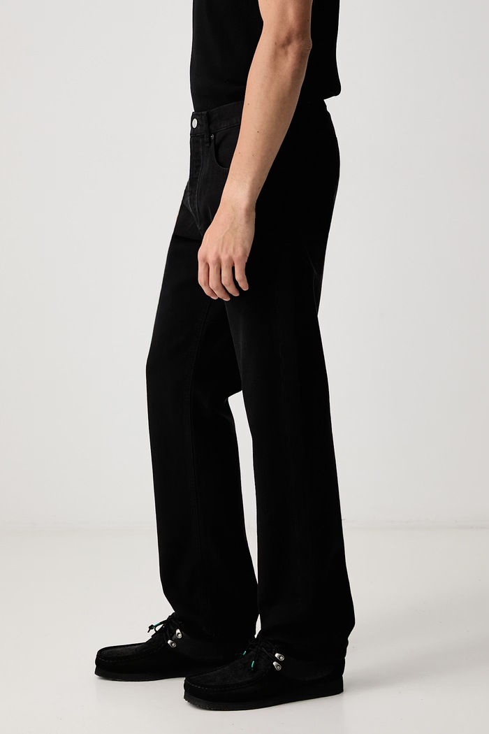 THE STRAIGHT JEAN jeansy straight męskie Frame LMHST246 czarny