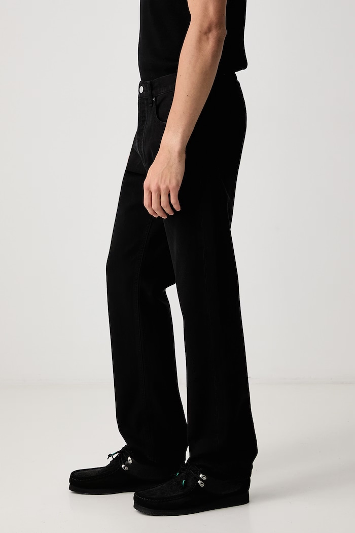 THE STRAIGHT JEAN jeansy straight męskie Frame LMHST246 czarny