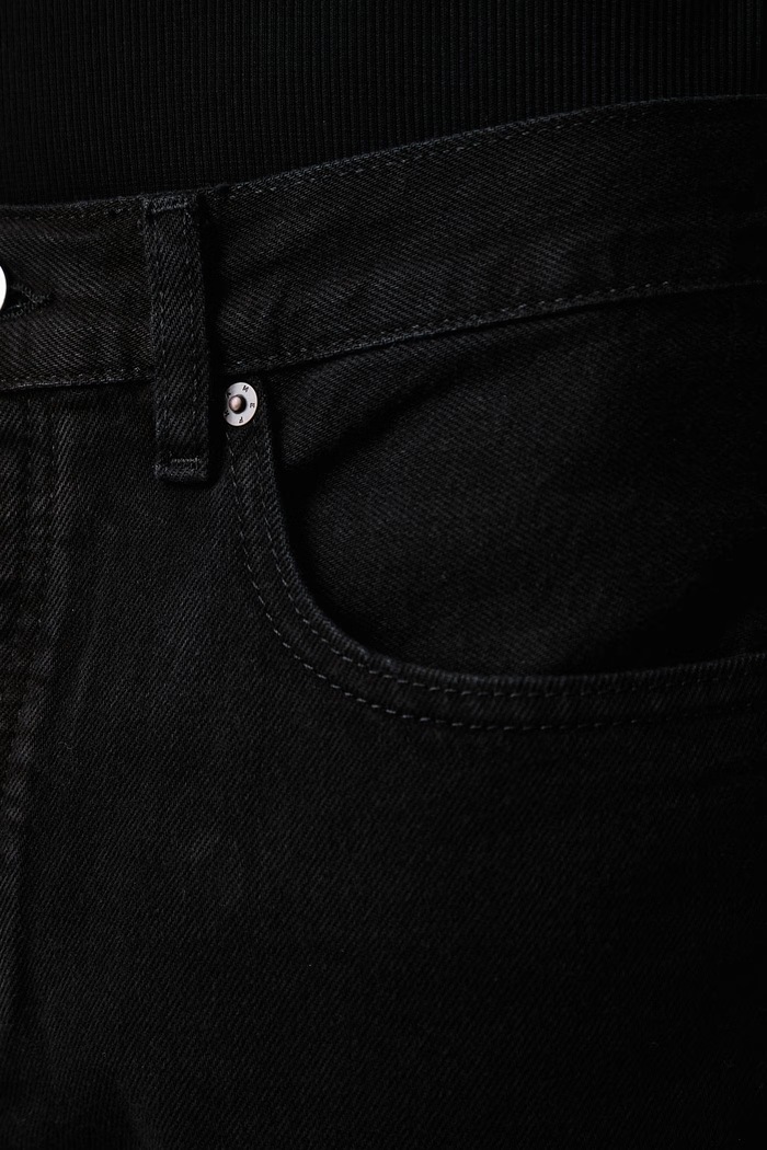 THE STRAIGHT JEAN jeansy straight męskie Frame czarny LMHST246