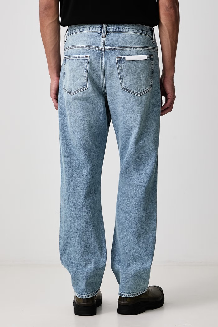 Odzież Frame THE STRAIGHT JEAN jeansy straight męskie LMHST105 niebieski