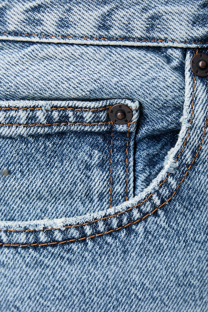 THE STRAIGHT JEAN jeansy straight męskie Frame niebieski LMHST105