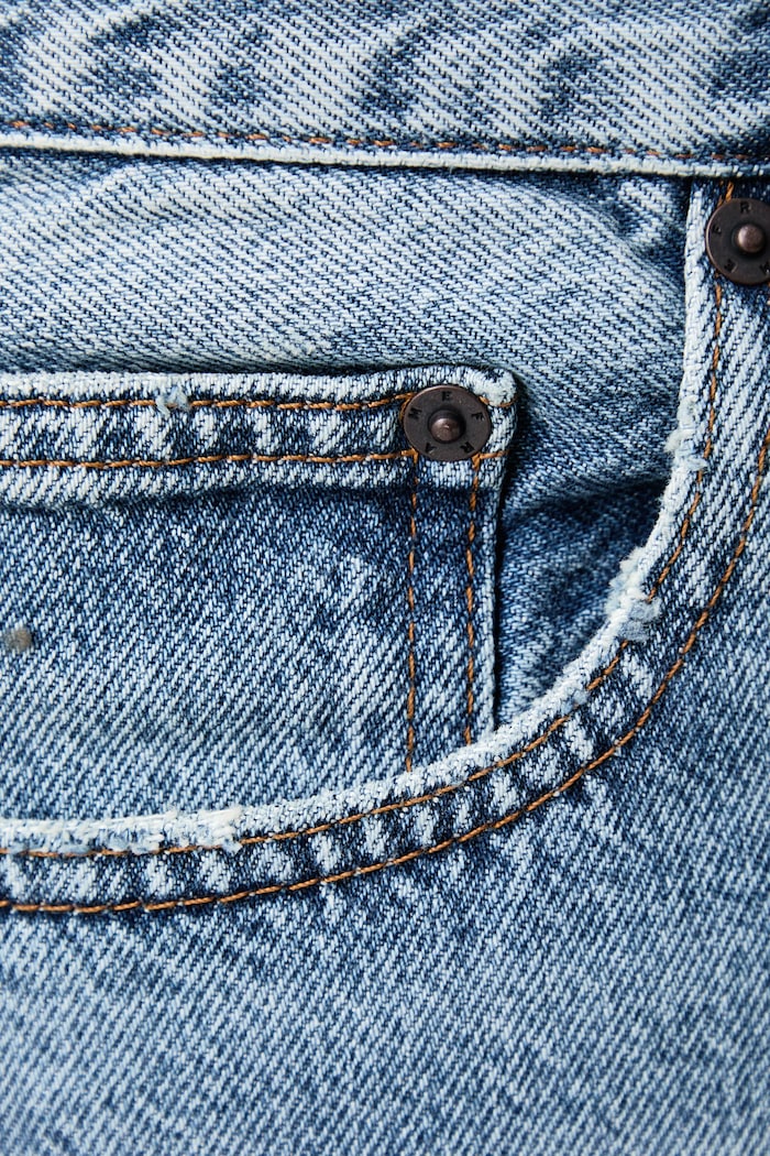 THE STRAIGHT JEAN jeansy straight męskie Frame niebieski LMHST105