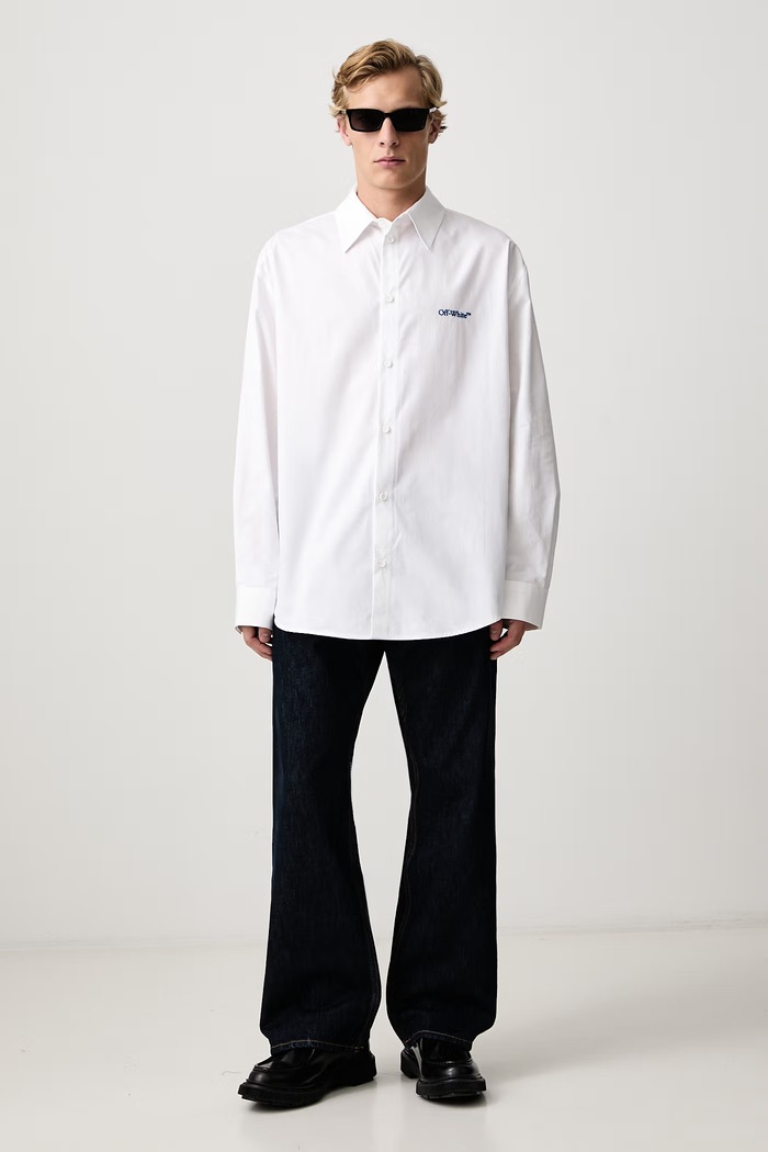 Off-White Half Arrow blugi relaxed fit pentru bărbați 44MYA18JF26D004460 albastru AW26