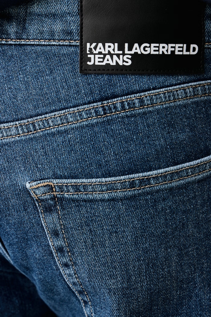 Jeansy slim fit męskie Karl Lagerfeld Jeans B4M10034 niebieski