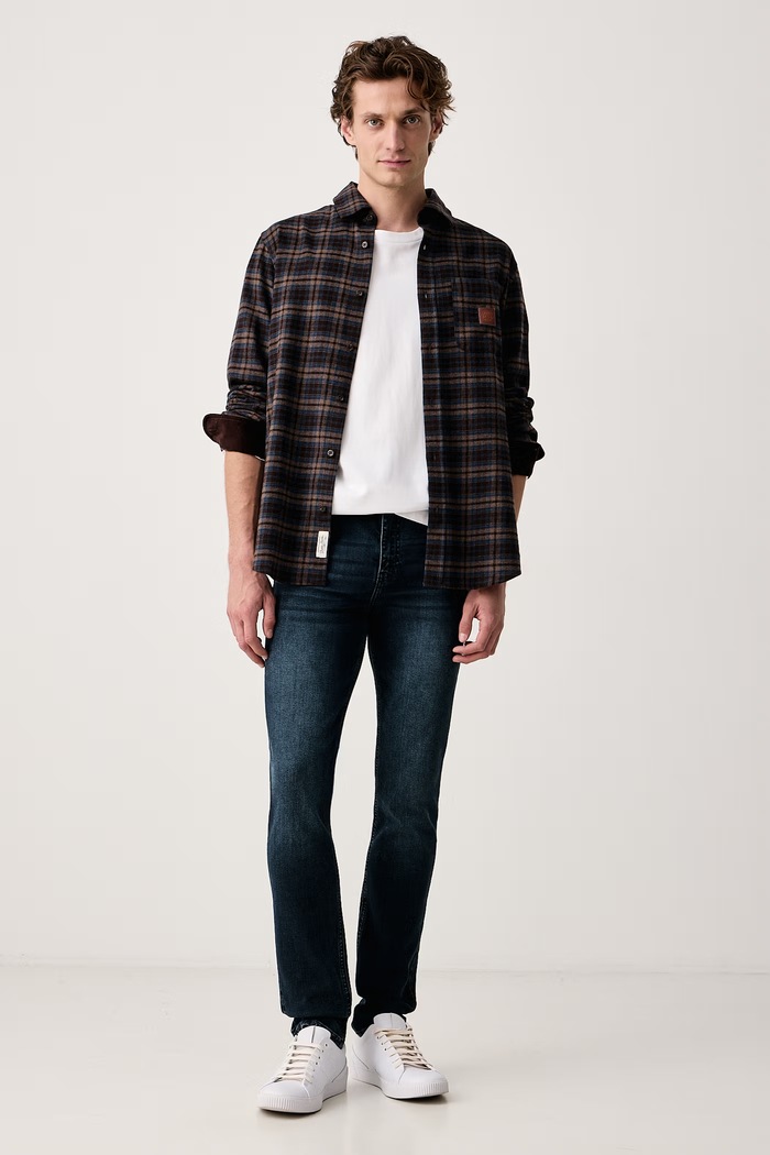 Karl Lagerfeld Jeans Skinny Ανδρικά B4M10030 σκούρο μπλε AW26