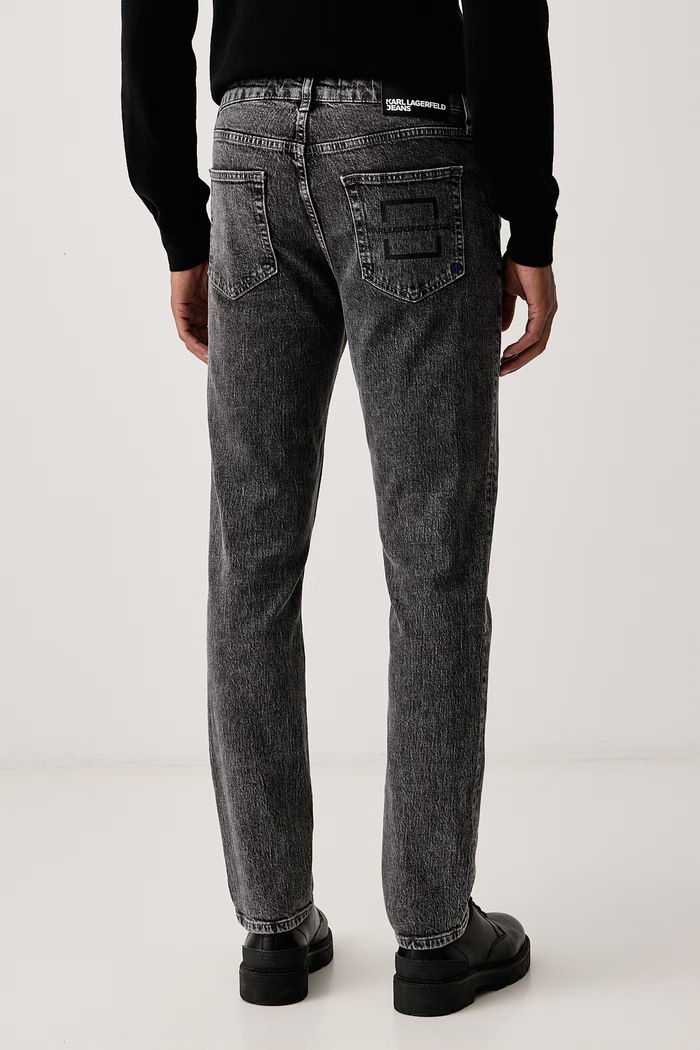 Oblečenie Karl Lagerfeld Jeans Rifle slim fit pánske B4M10025 čierna