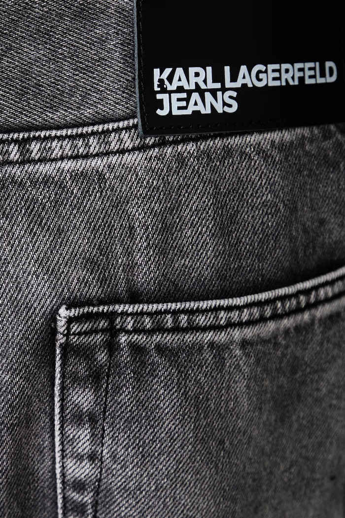 Jeansy relaxed fit męskie Karl Lagerfeld Jeans B4M10008 szary