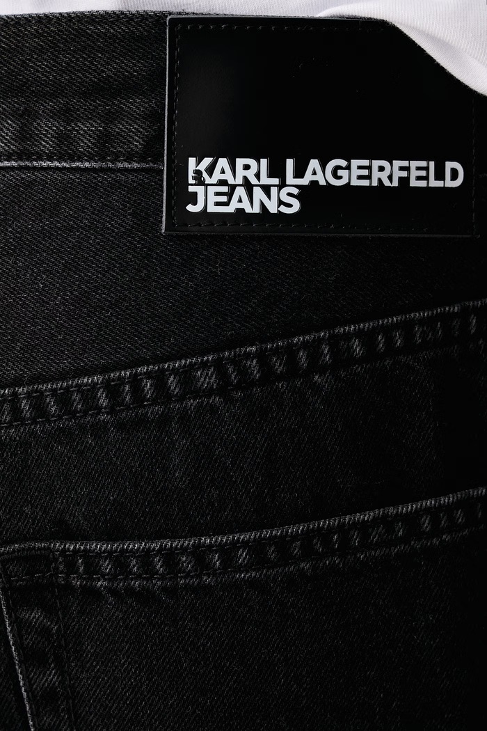 Barrel traperice za muškarce Karl Lagerfeld Jeans B4M10005 crna