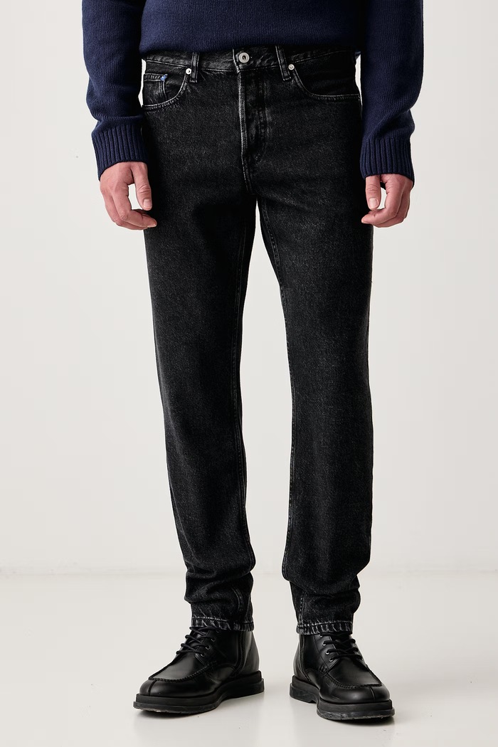 Karl Lagerfeld Jeans Tapered traperice za muškarce crna B4M10004