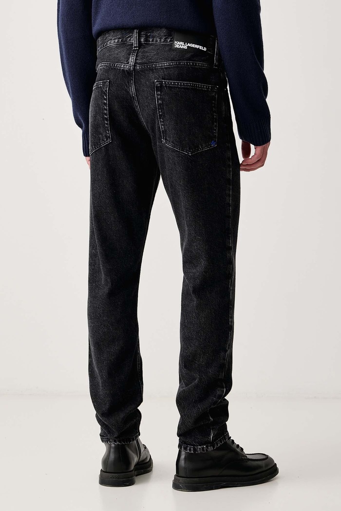 Odjeća Karl Lagerfeld Jeans Tapered traperice za muškarce B4M10004 crna