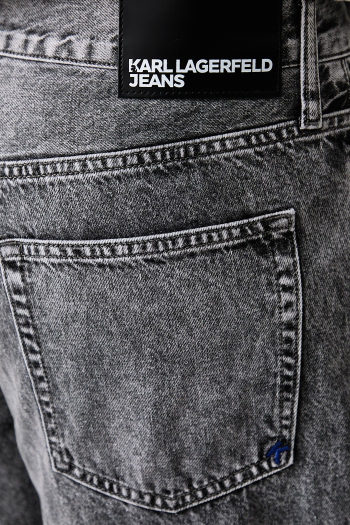 Rifle relaxed fit pánske Karl Lagerfeld Jeans B1M10104 sivá