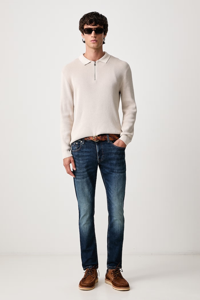 Tommy Jeans Jeansy slim fit męskie DM0DM21890 niebieski AW26