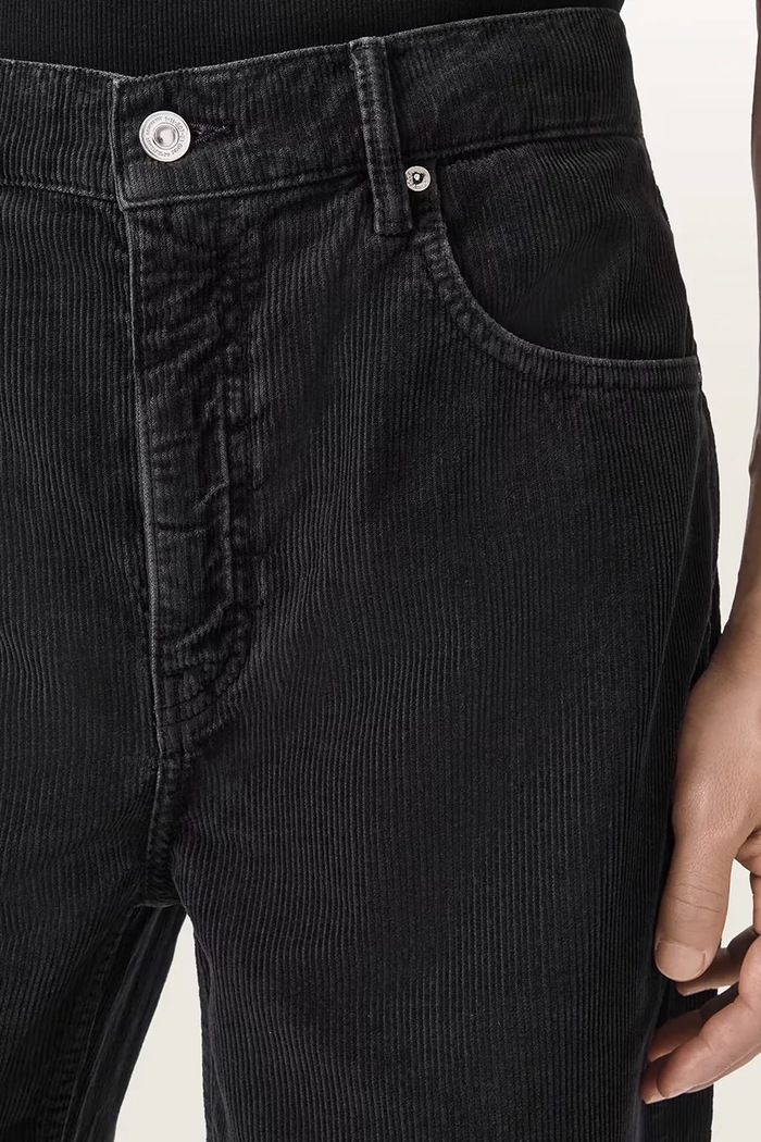 Jeansy wide leg męskie LENNY CORD AllSaints granatowy M041EF