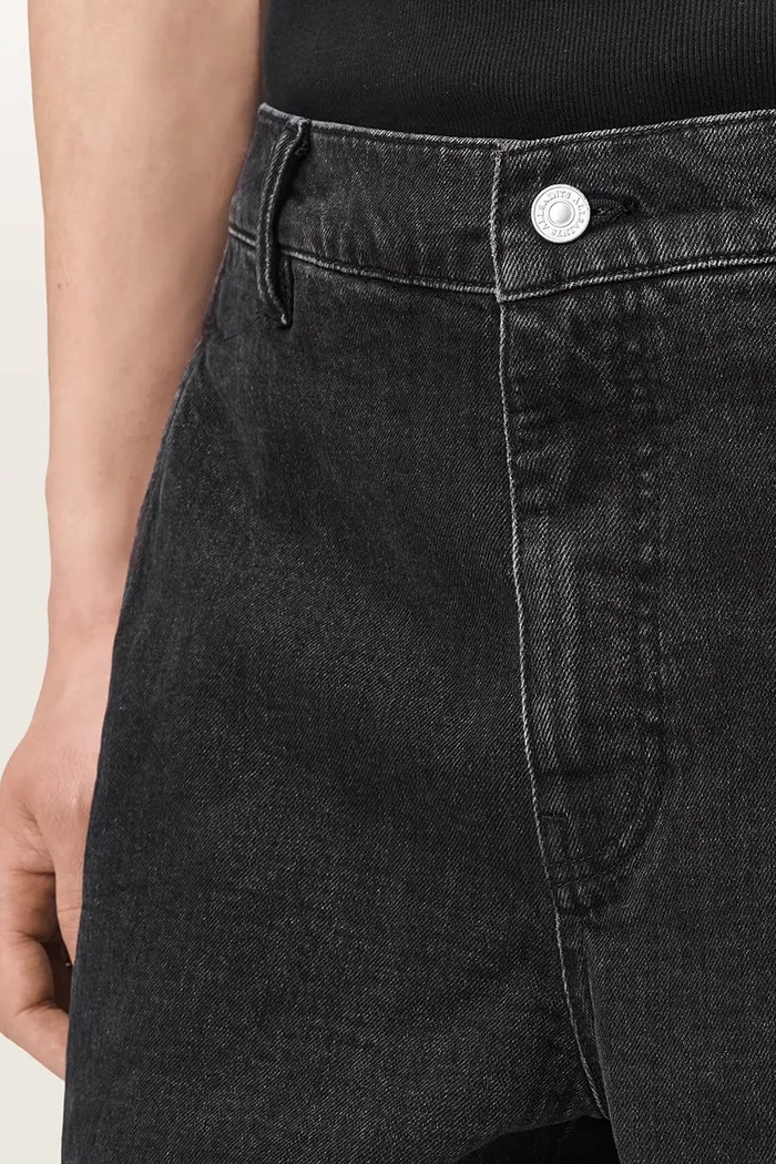 Jeansy barrel męskie RAAFI AllSaints czarny M025EF