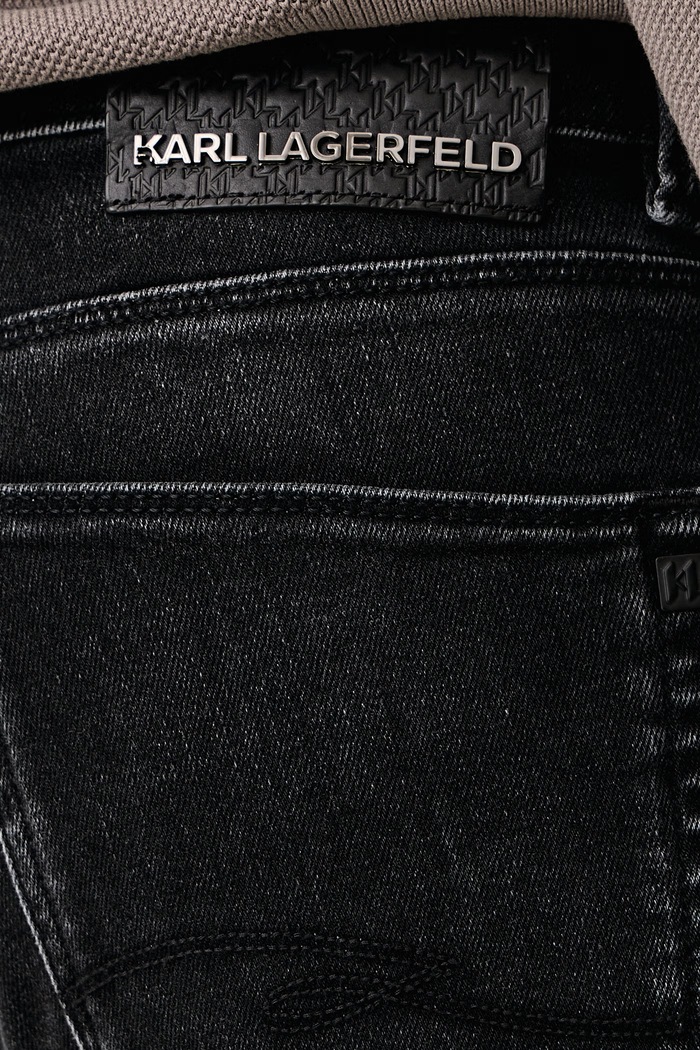 Jeansy straight męskie Karl Lagerfeld 564875.265507 czarny