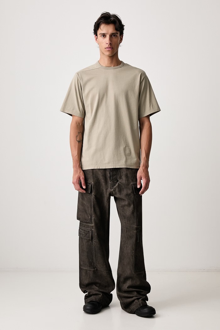 Rick Owens DRKSHDW Double Cargo rifle relaxed fit pánske DU02F6361.DRK sivá AW26