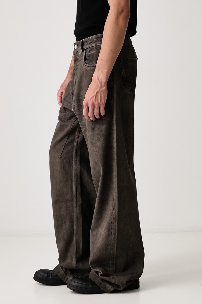 Geth rifle relaxed fit pánske Rick Owens DRKSHDW DU02F6351.DRK sivá
