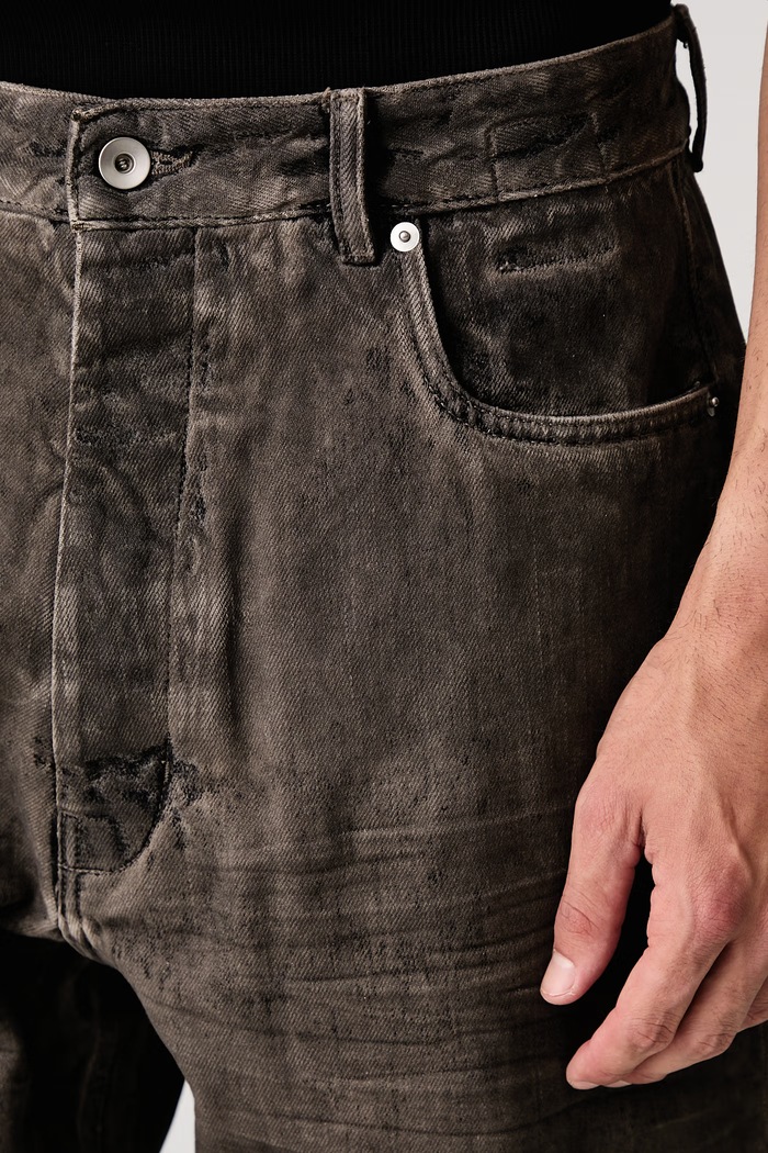 Geth rifle relaxed fit pánske Rick Owens DRKSHDW sivá DU02F6351.DRK
