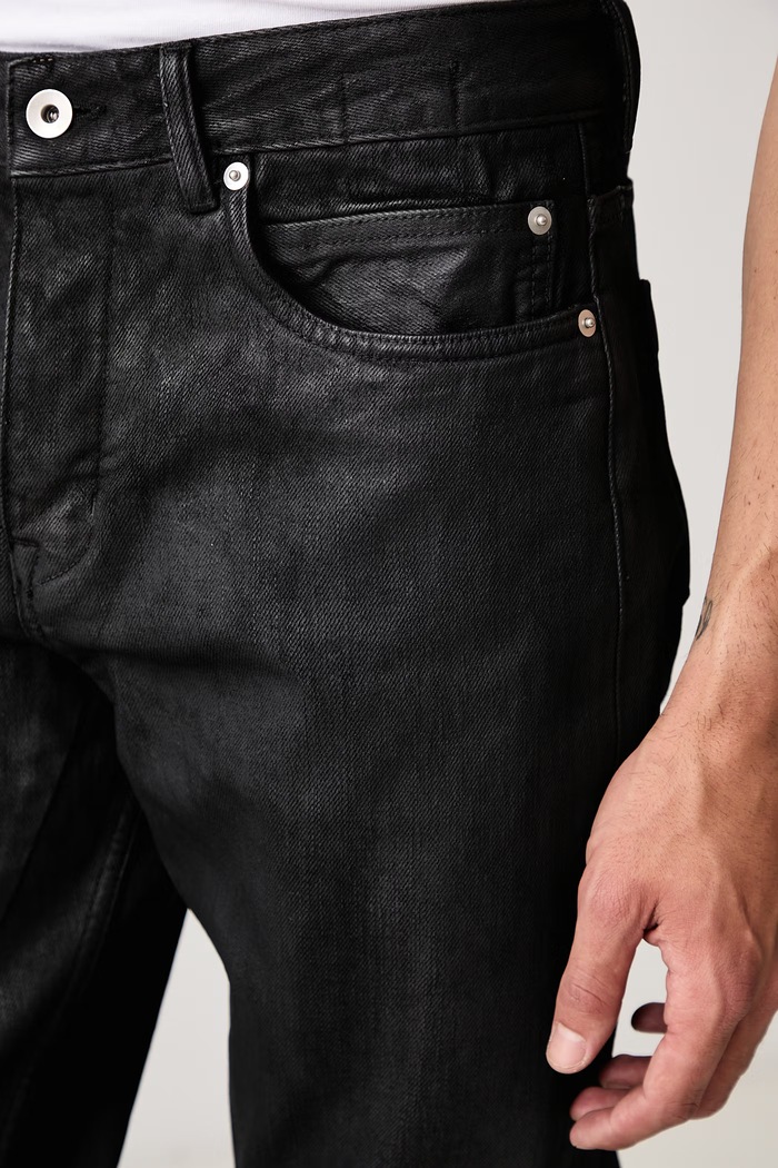 Fog cut rifle straight pánske Rick Owens DRKSHDW čierna DU02F6397.BW