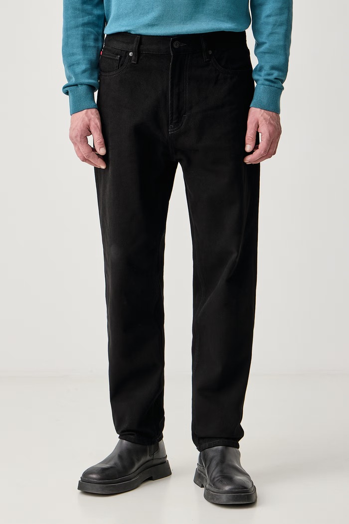 HUGO Τζιν relaxed fit ανδρικά HUGO μαύρο 50568114