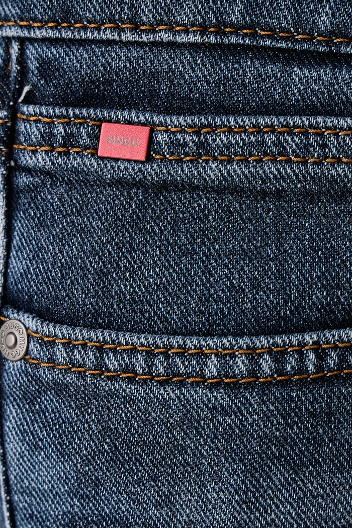 Τζιν slim fit ανδρικά HUGO HUGO 50568104 σκούρο μπλε