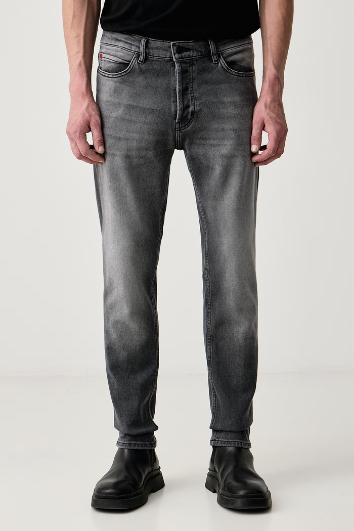 HUGO Τζιν tapered ανδρικά HUGO γκρί 50568079