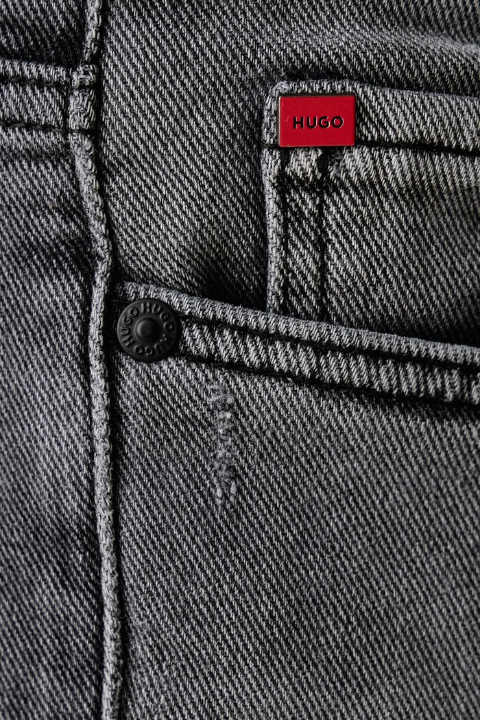 Τζιν tapered ανδρικά HUGO HUGO 50568079 γκρί