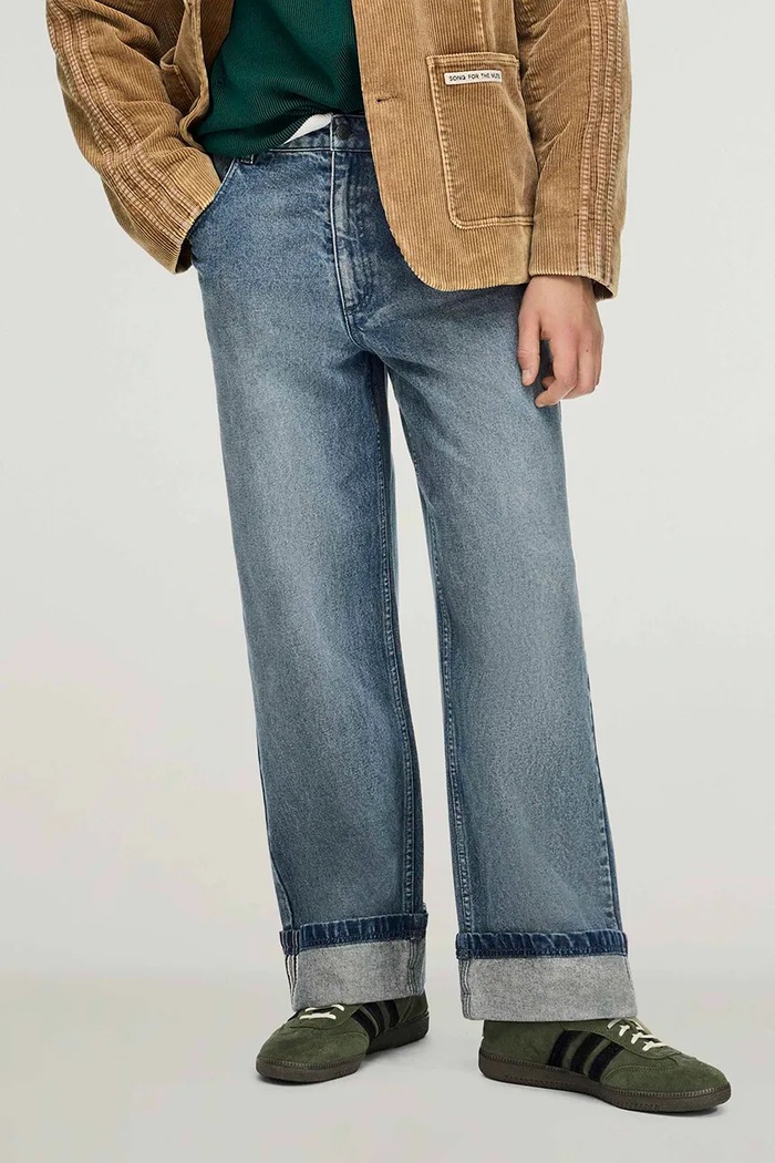 adidas Originals X SFTM jeans da uomo blu LD1934