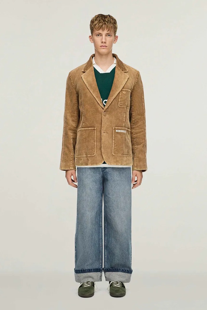 adidas Originals X SFTM jeans da uomo LD1934 blu AW26