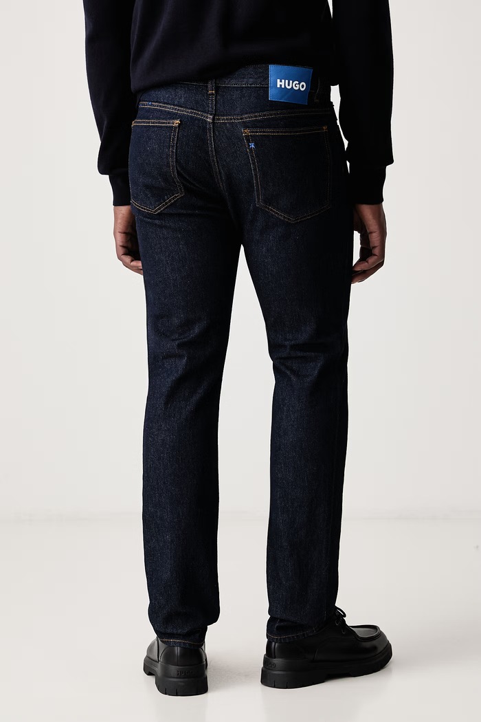 Oblečení HUGO Blue Slim fit džíny pánské Ash 50572791 námořnická modř