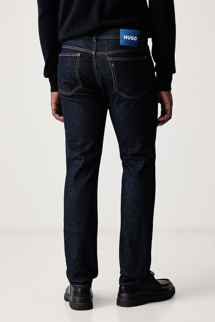 Oblečení HUGO Blue Slim fit džíny pánské Ash 50572791 námořnická modř