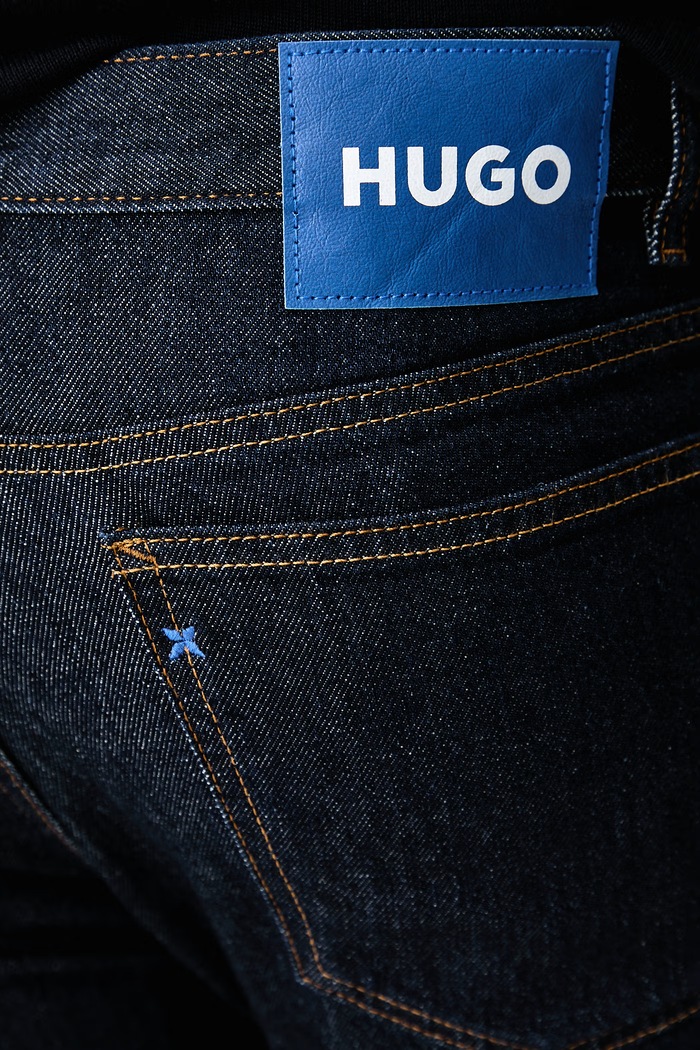 Slim fit džíny pánské Ash HUGO Blue 50572791 námořnická modř