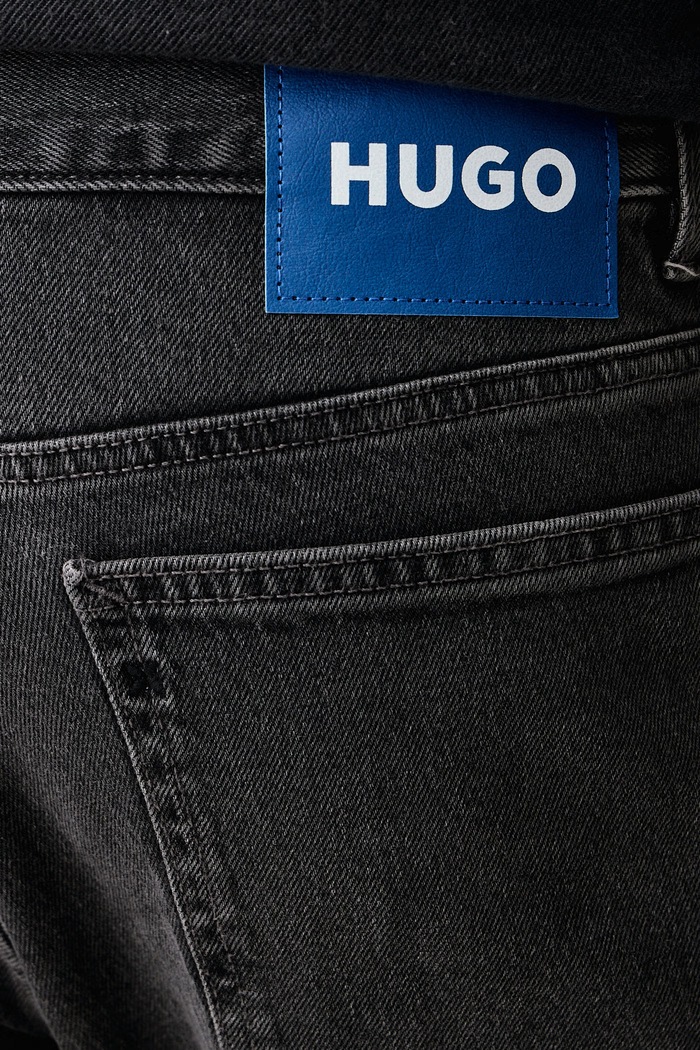 Slim kavbojke moške Ash HUGO Blue 50572790 siva