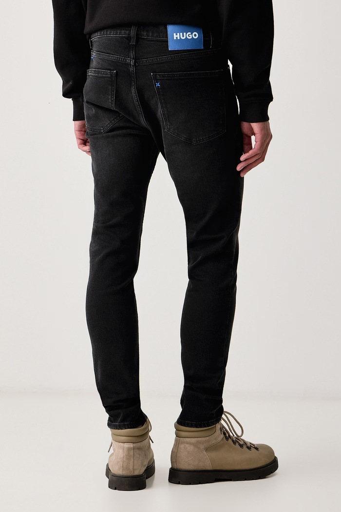 Odzież HUGO Blue Jeansy slim fit męskie Zane 50572478 czarny