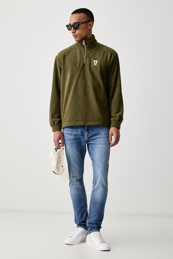 HUGO Blue Extra slim kavbojke moške Zane 50570884 modra AW26