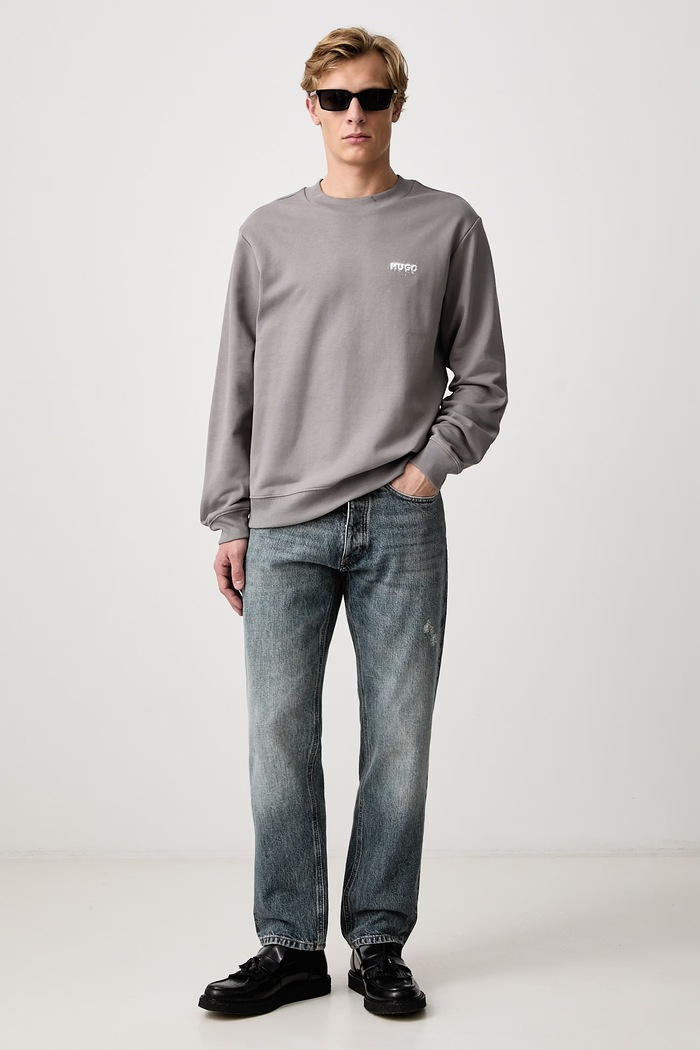 HUGO Blue Rovné džíny pánské Jonah 50568018 námořnická modř AW26