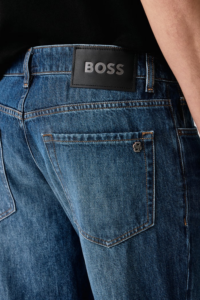 Relaxed fit traperice za muškarce KEYES-4 BO BOSS Orange 50575220 plava