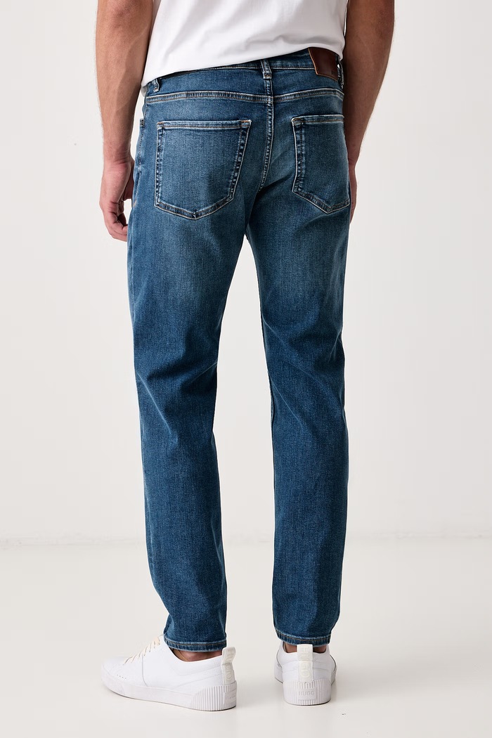 Odjeća BOSS Orange Slim fit traperice za muškarce ONYX BO 50570870 plava