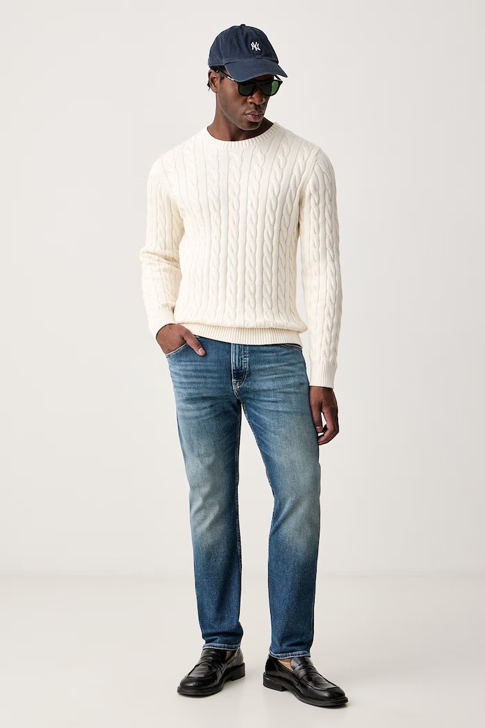 BOSS Ίσια Ανδρικά C-OGDEN 50568821 μπλε AW26