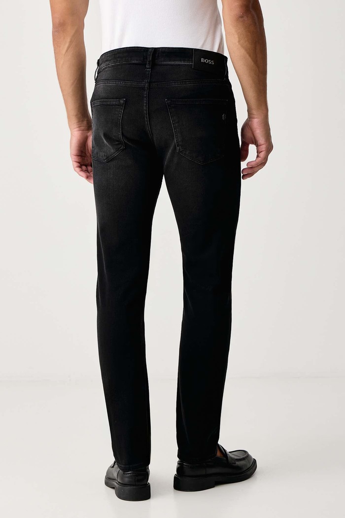 Odzież BOSS Jeansy slim fit męskie H-Delaware 50568813 czarny