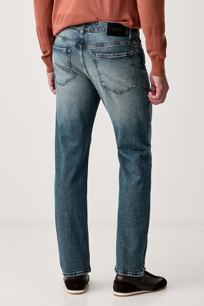 Oblačila BOSS Straight kavbojke moške C-OGDEN 50568785 modra