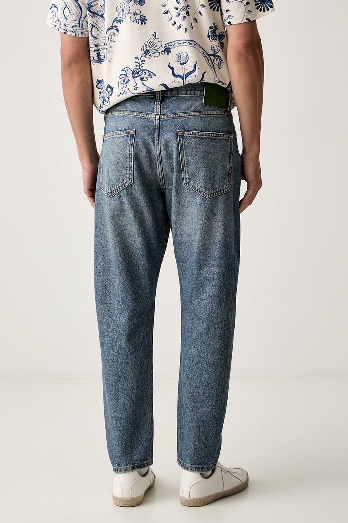 Odzież Scotch & Soda jeansy relaxed fit męskie 183837 niebieski