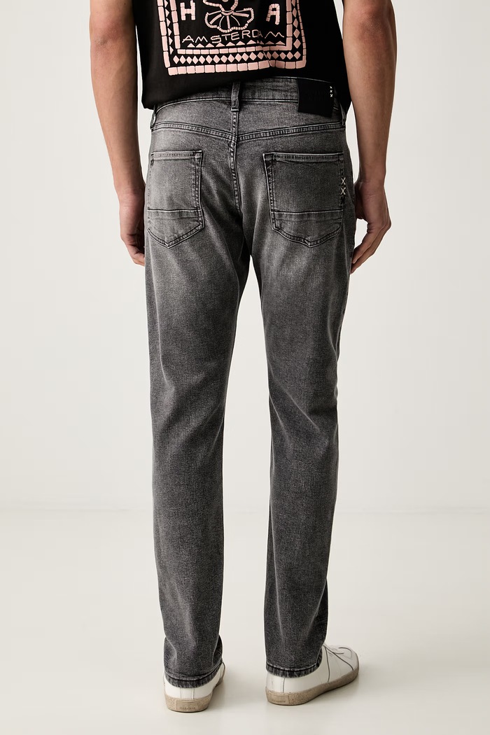 Odzież Scotch & Soda jeansy regular męskie 183617 szary
