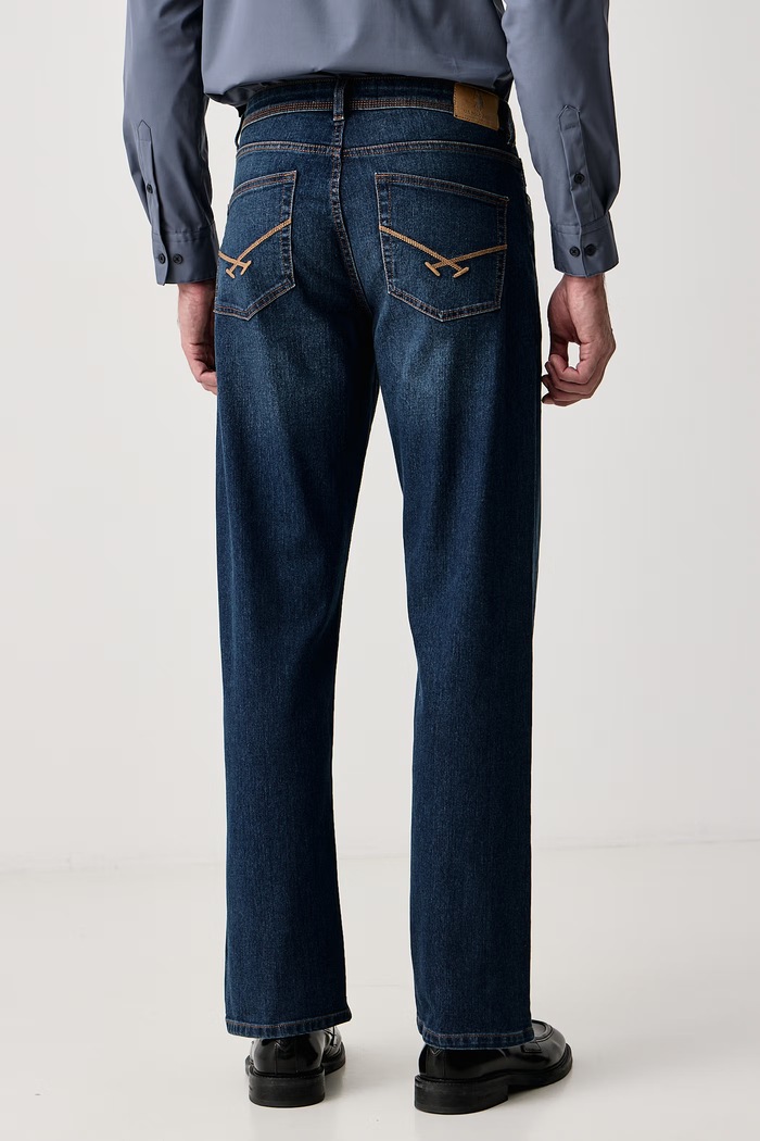 Ρούχα U.S. Polo Assn. Τζιν relaxed fit ανδρικά RELAXED FIT MUP4715 μπλε
