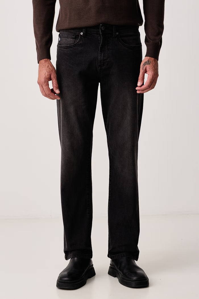 U.S. Polo Assn. Τζιν relaxed fit ανδρικά RELAXED FIT μαύρο MUP4715