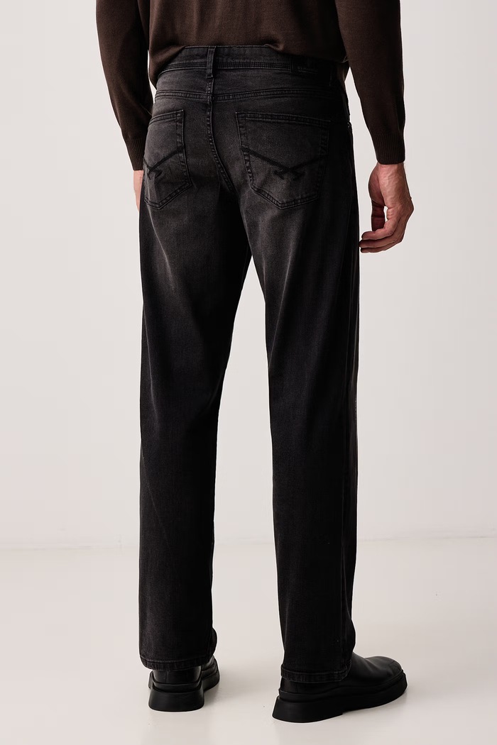 Ρούχα U.S. Polo Assn. Τζιν relaxed fit ανδρικά RELAXED FIT MUP4715 μαύρο