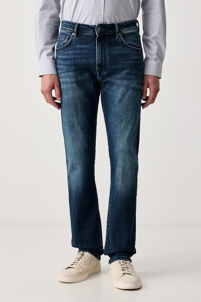 Hackett London Jeansy regular męskie niebieski HM2100103R