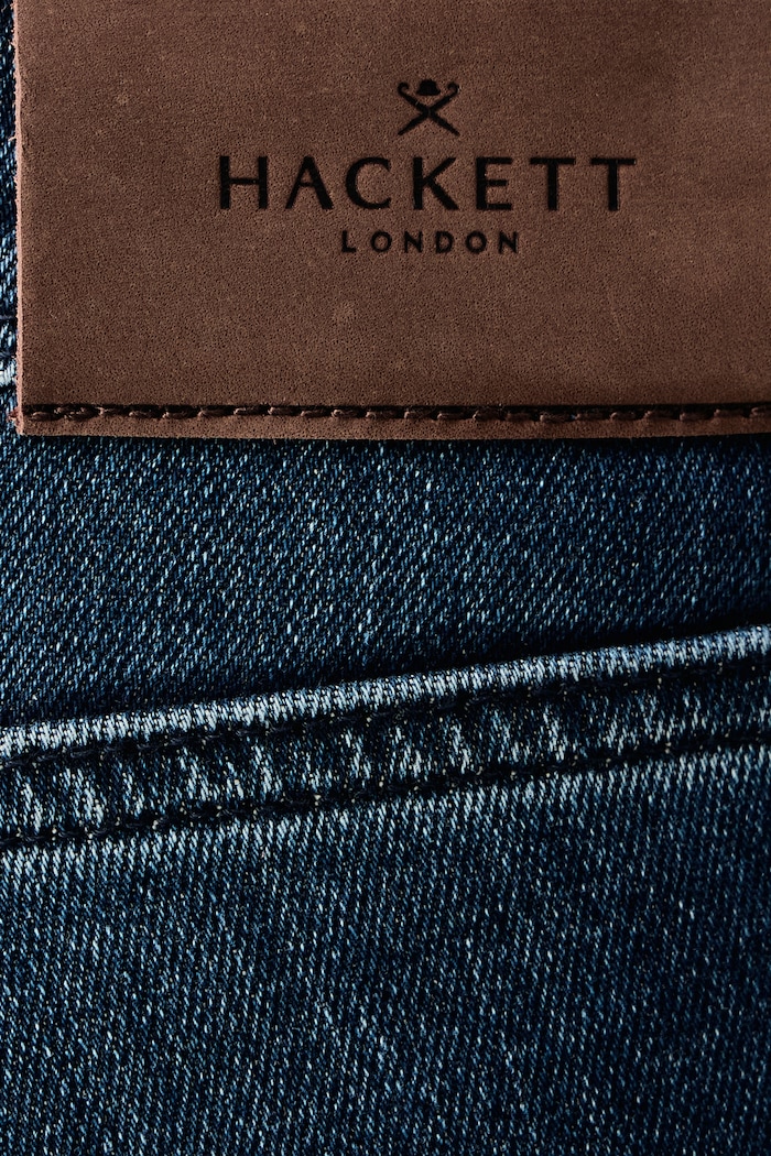 Jeansy regular męskie Hackett London HM2100103R niebieski