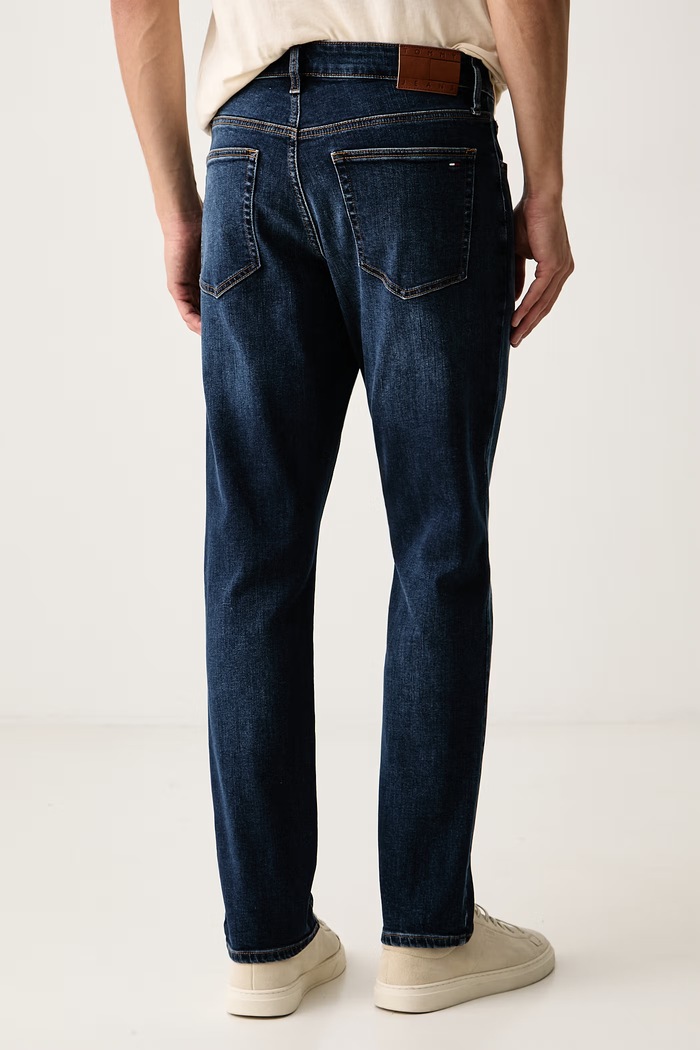 Oblečenie Tommy Jeans rifle slim taper pánske DM0DM23913 tmavomodrá