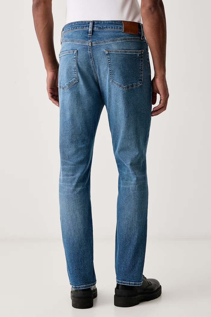 Oblečenie Tommy Jeans Rifle slim fit pánske DM0DM23904 modrá